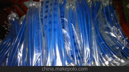 東莞市高埗洪發(fā)水暖器材經(jīng)營部 40公分藍(lán)色包塑鋁絲進(jìn)水軟管，廠家直銷混批圖片大全